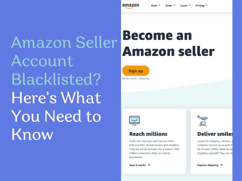 Amazon Seller Account Blacklisted