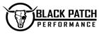 black patch perfromance logo black