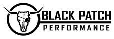 black patch perfromance logo black