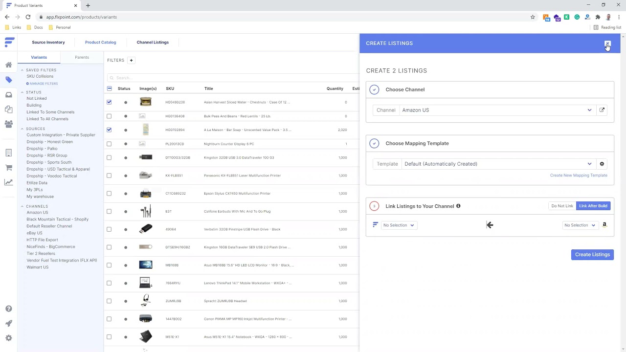 How it Works: Listing to Sales Channels