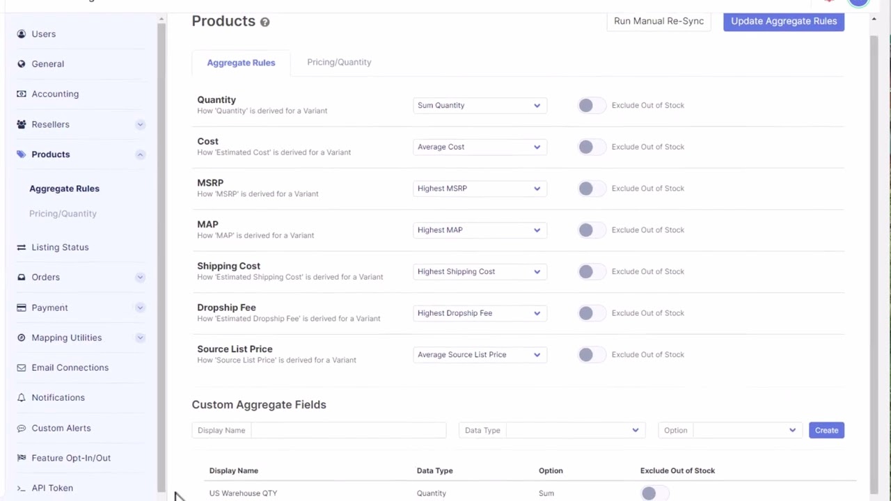 Custom Aggregate Rules With Flxpoint